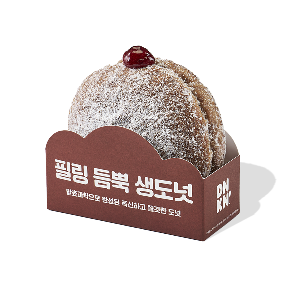 딸기 필링 듬뿍 초코 생도넛