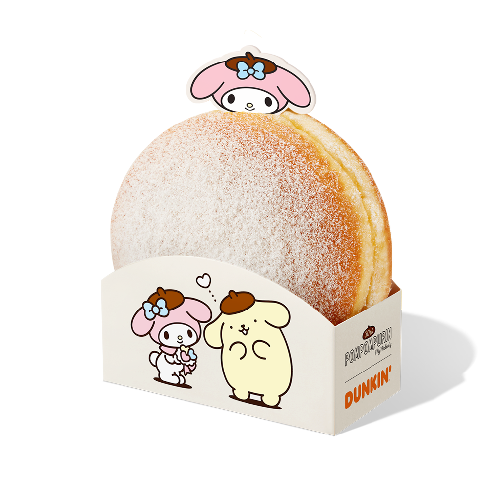 마이멜로디 딸기크림 도넛